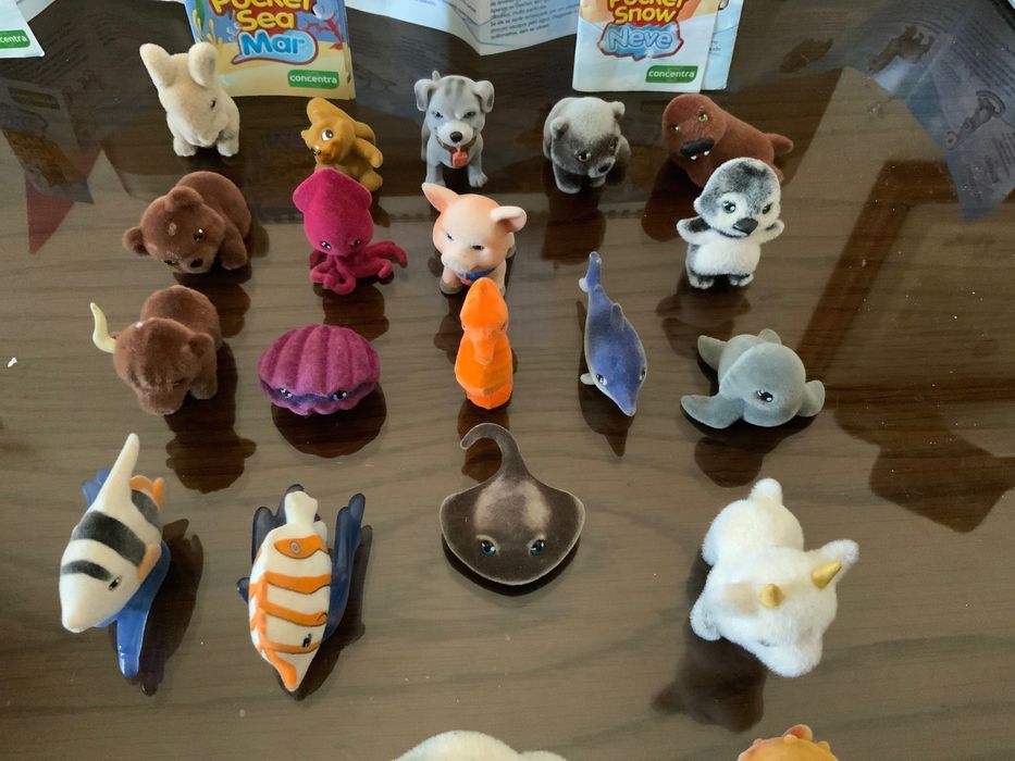 Pocket Snow e Pocket Sea - várias figuras - portes incluídos