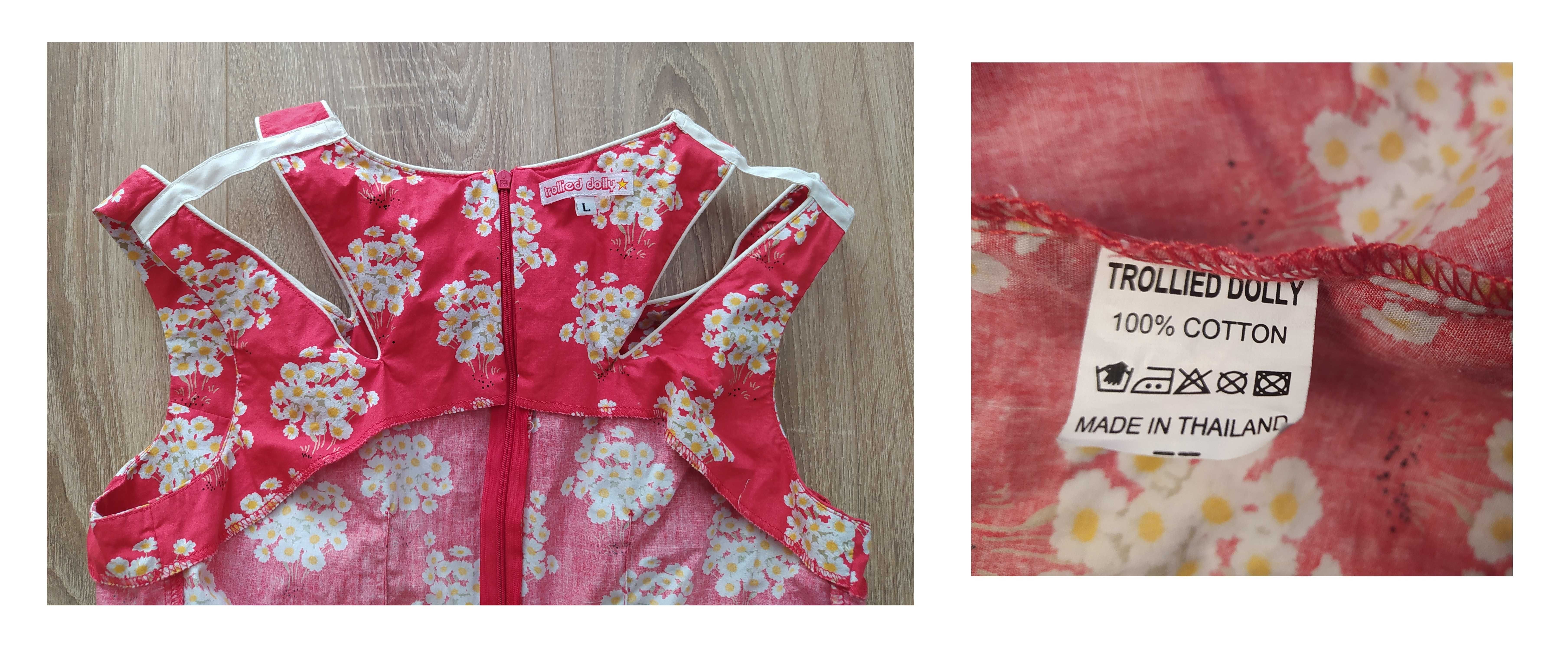 Sukienka damska – TROLLIED DOLLY – kwiaty