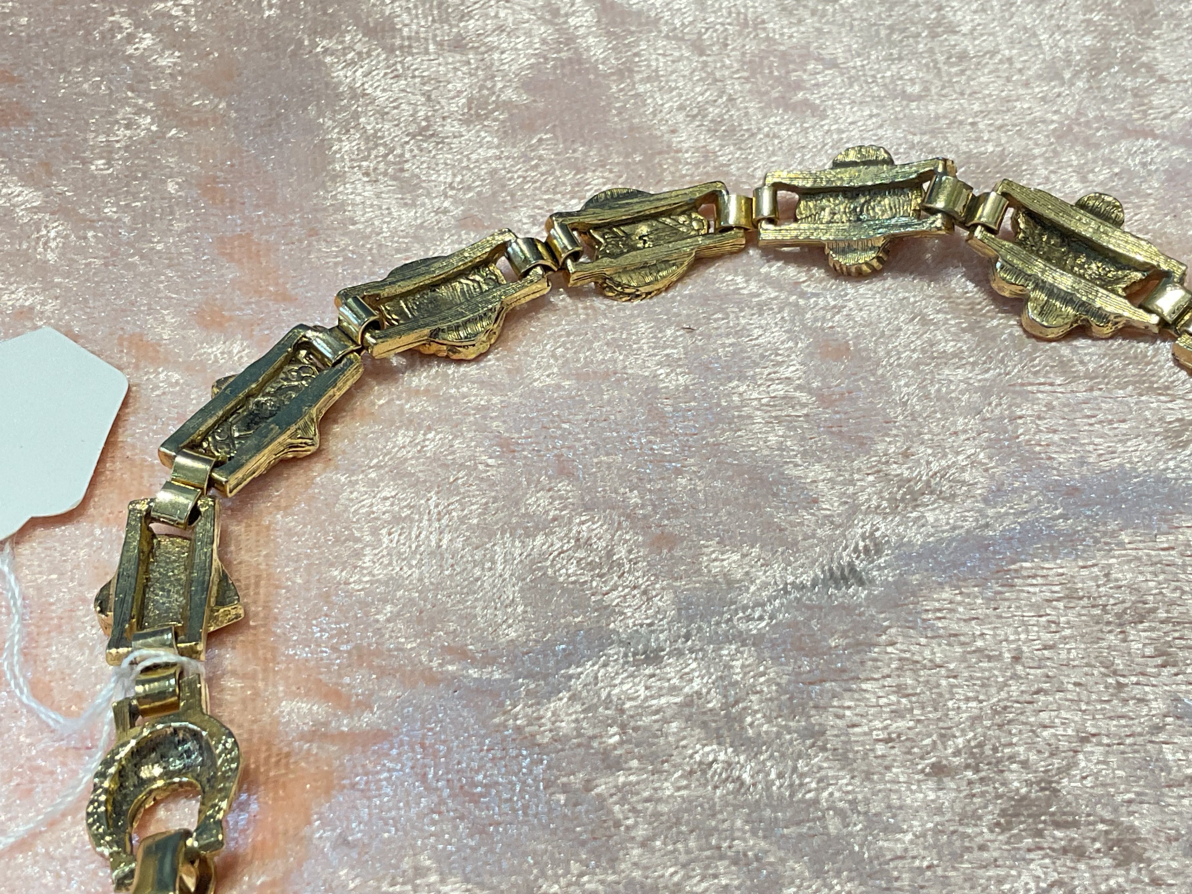 Pulseira peça vintage 17 cm