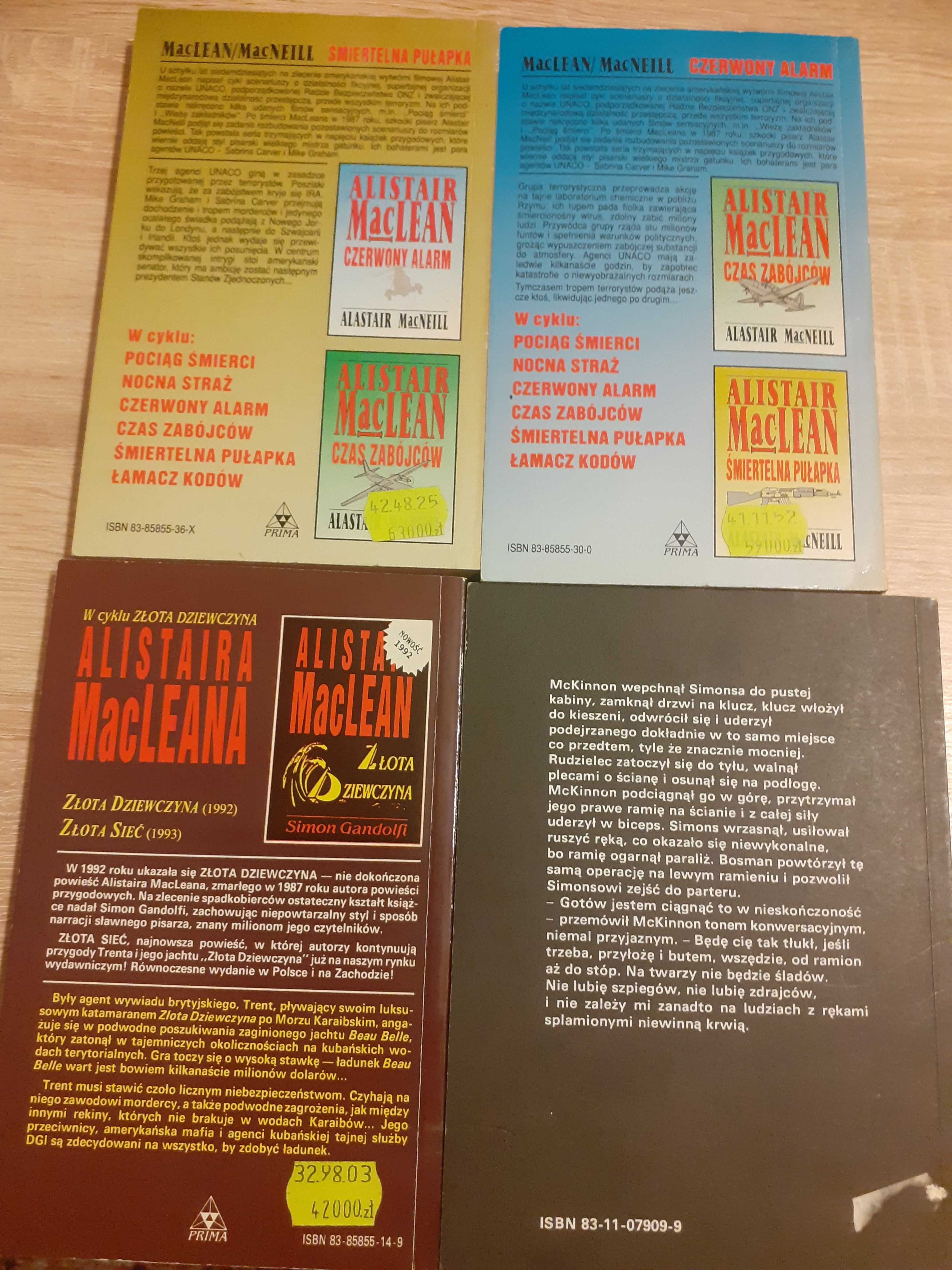 Alistair MacLean- cztery książki