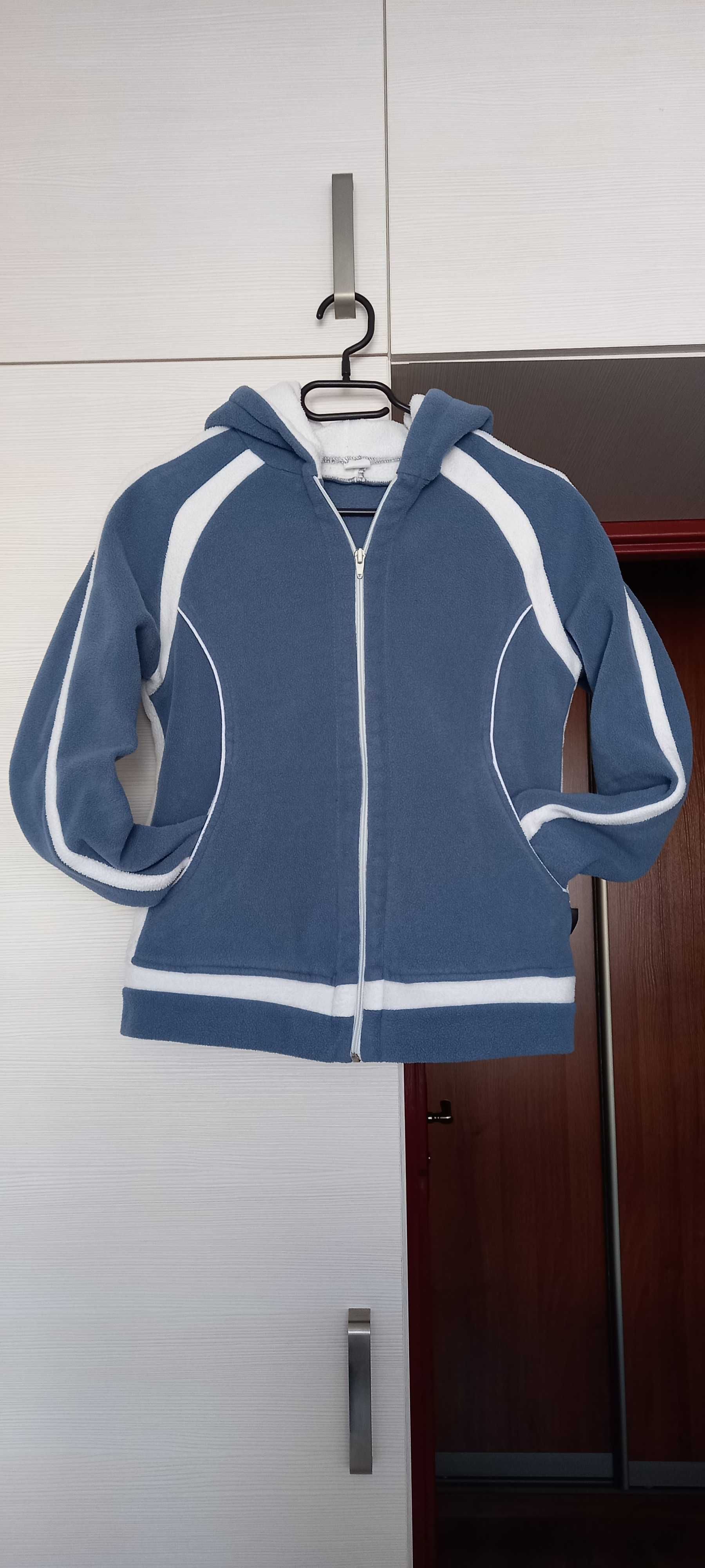 Bluza polarowa z kapturem