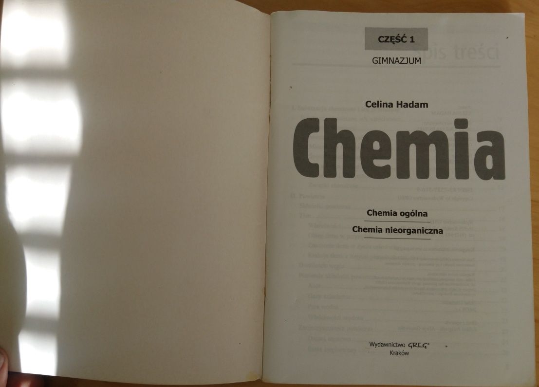 Chemia część 1 chemia ogólna i nieorganiczna