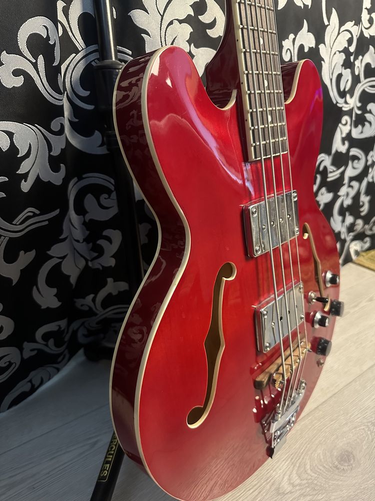 Gear4music 335 Bass Напівакустична бас-гітара