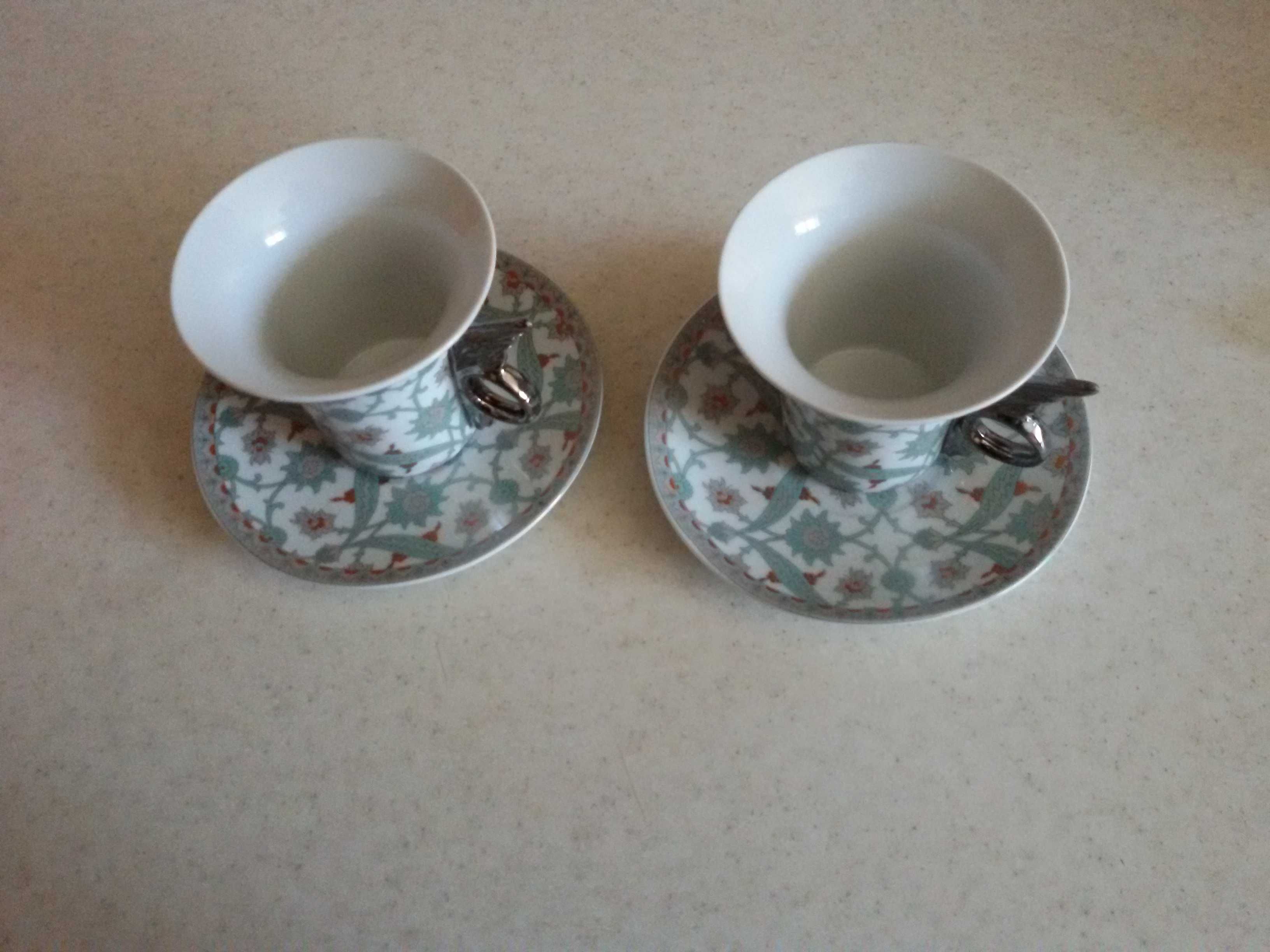Чайний кофейный сервиз Brocart Ceramics на две персони/Набір чашок