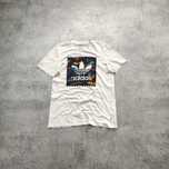 MĘSKA Koszulka Elegancka PREMIUM Adidas Bawełna Biała Lato Originals