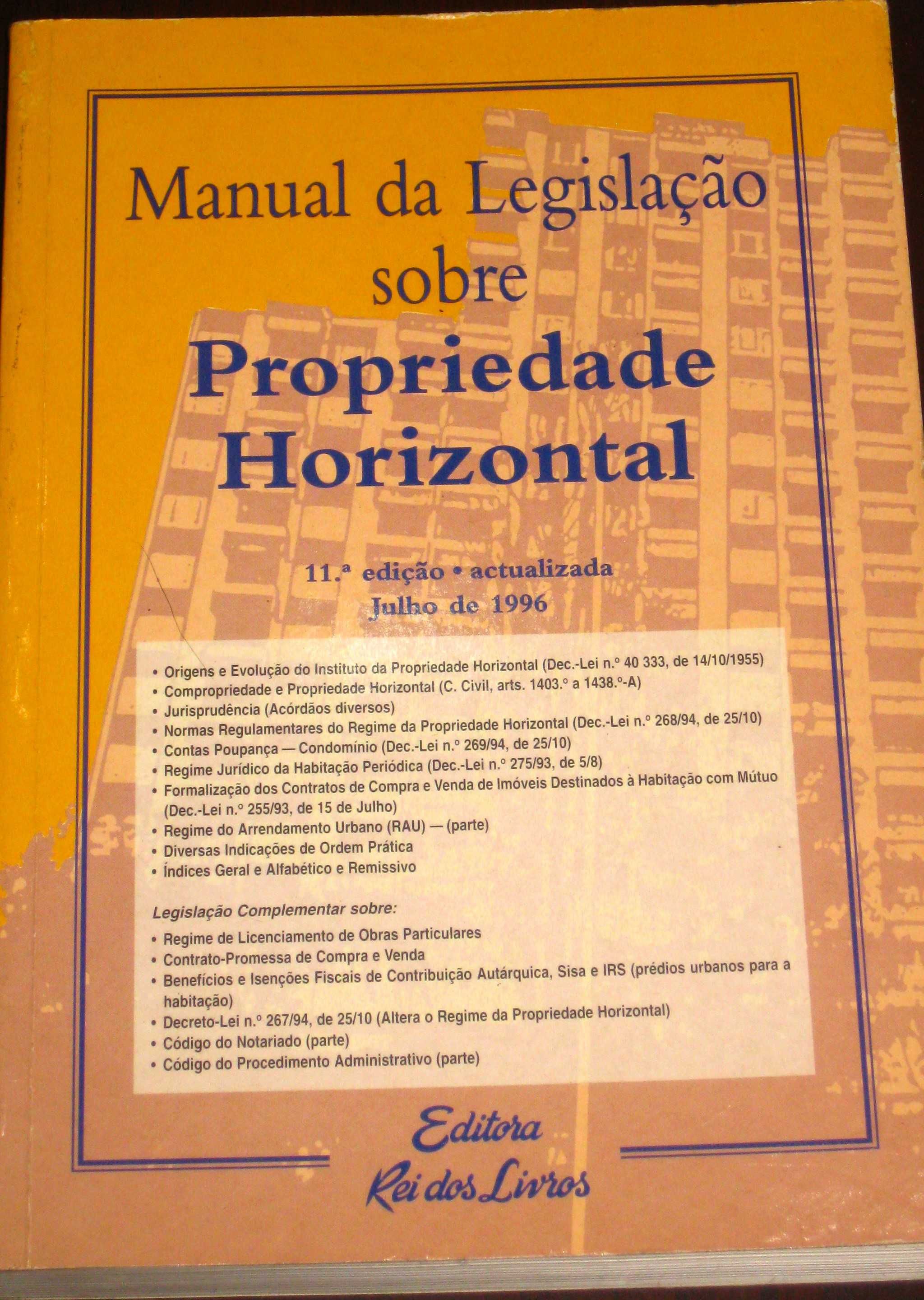 Manual de Legislação sobre Propriedade Horizontal