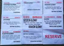 Stare tablice kierunkowe (laminowane)