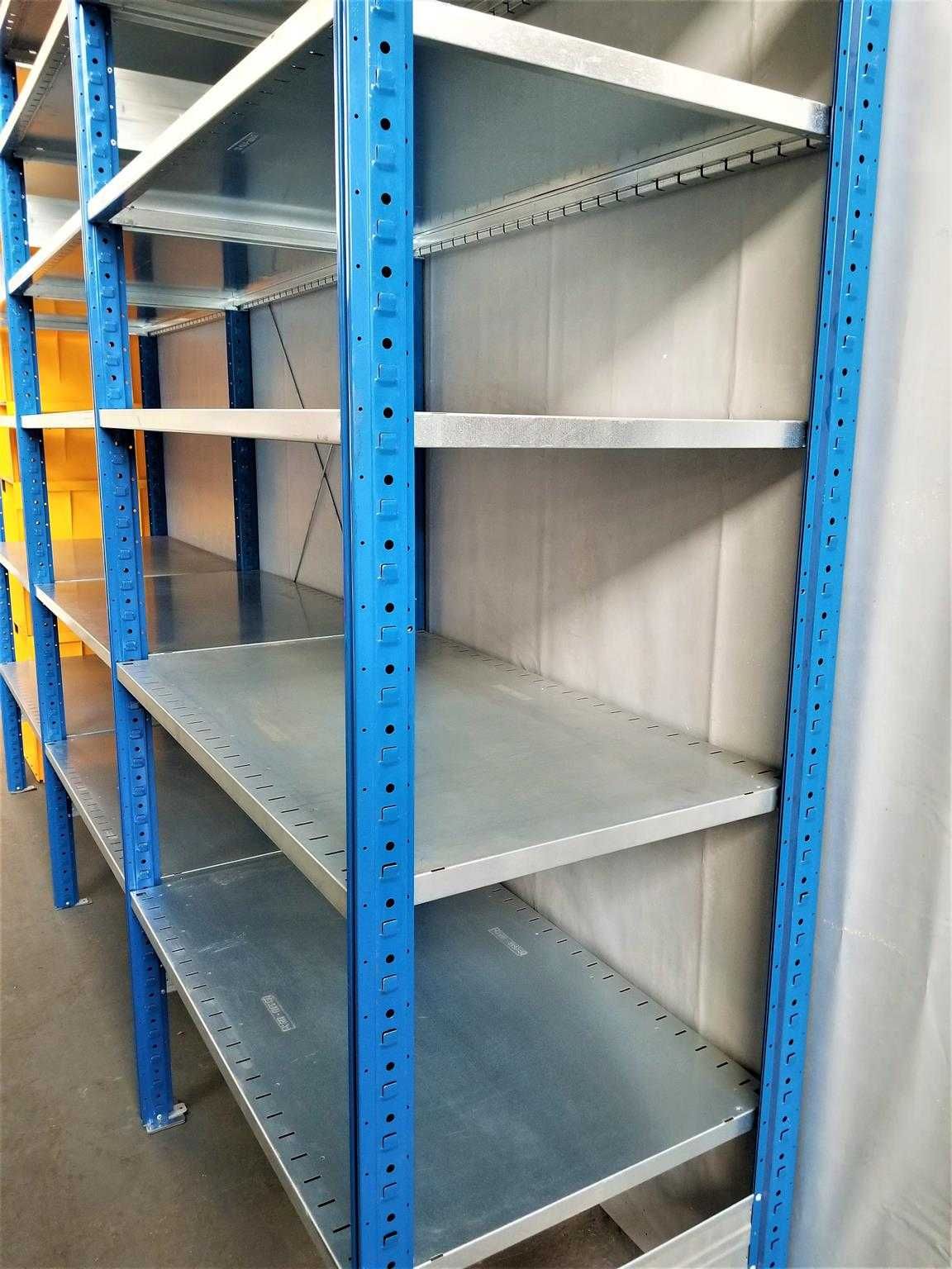 Regał Magazynowy Metalowy Półkowy Garażowy Warsztatowy 40x220x312/18p