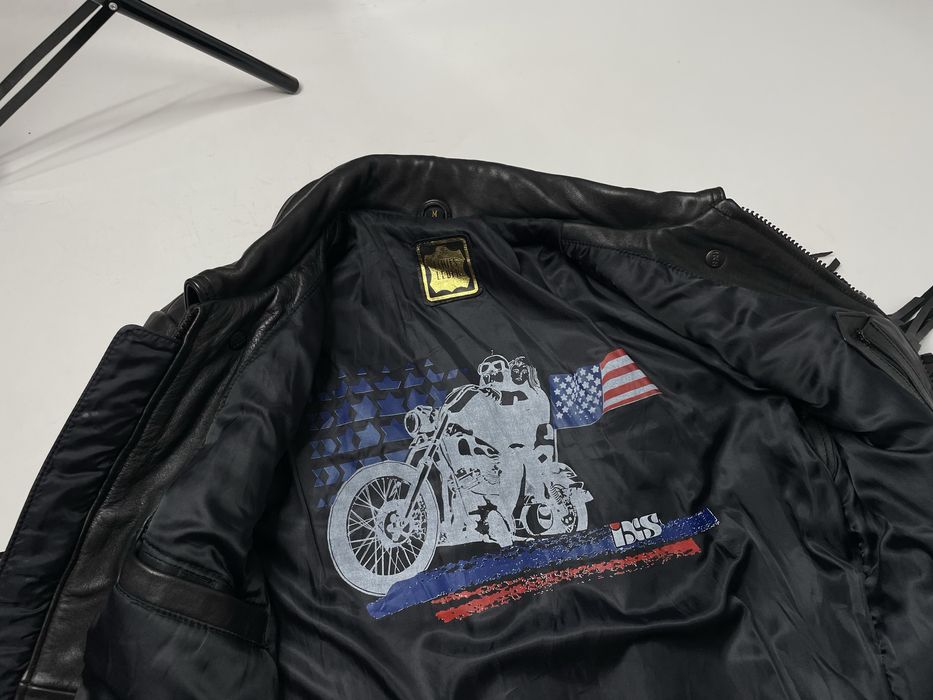 Винтаж кожанка мотокуртка IXS М шкіря куртка байкерська Indian Harley
