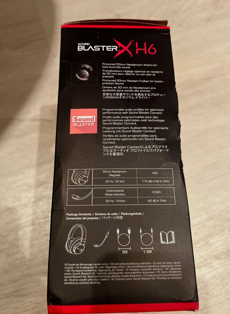 Słuchawki Creative Sound Blaster X H6