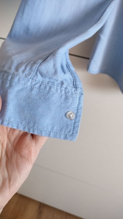 Koszula damska Diverse rozmiar S w błękitnym kolorze