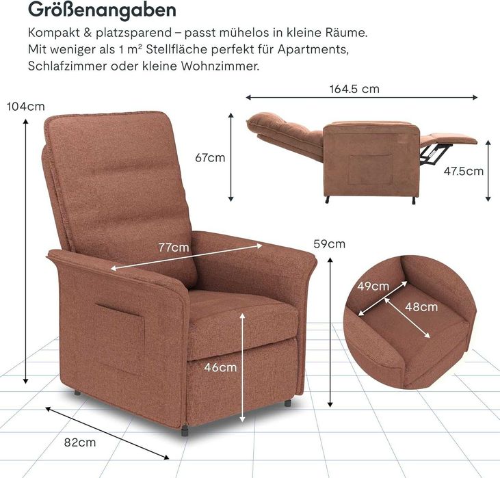 Nowy elektryczny fotel / regulowany / sofa / krzesło / FlexiSpot!K447!