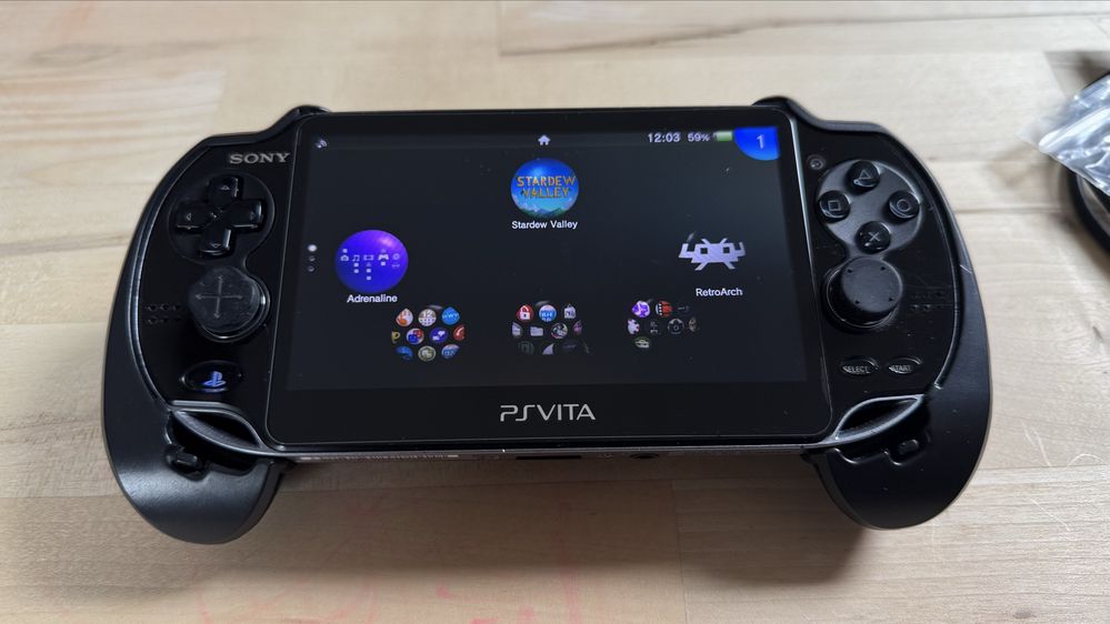 PlayStation Vita PS Oled CFW 256GB 4GB WiFi PCH1004 przerobiona zestaw