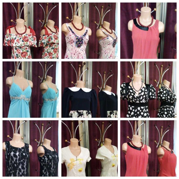 Летнее платье (на выпуск) разные цвета - р. 40-42 (в идеале)