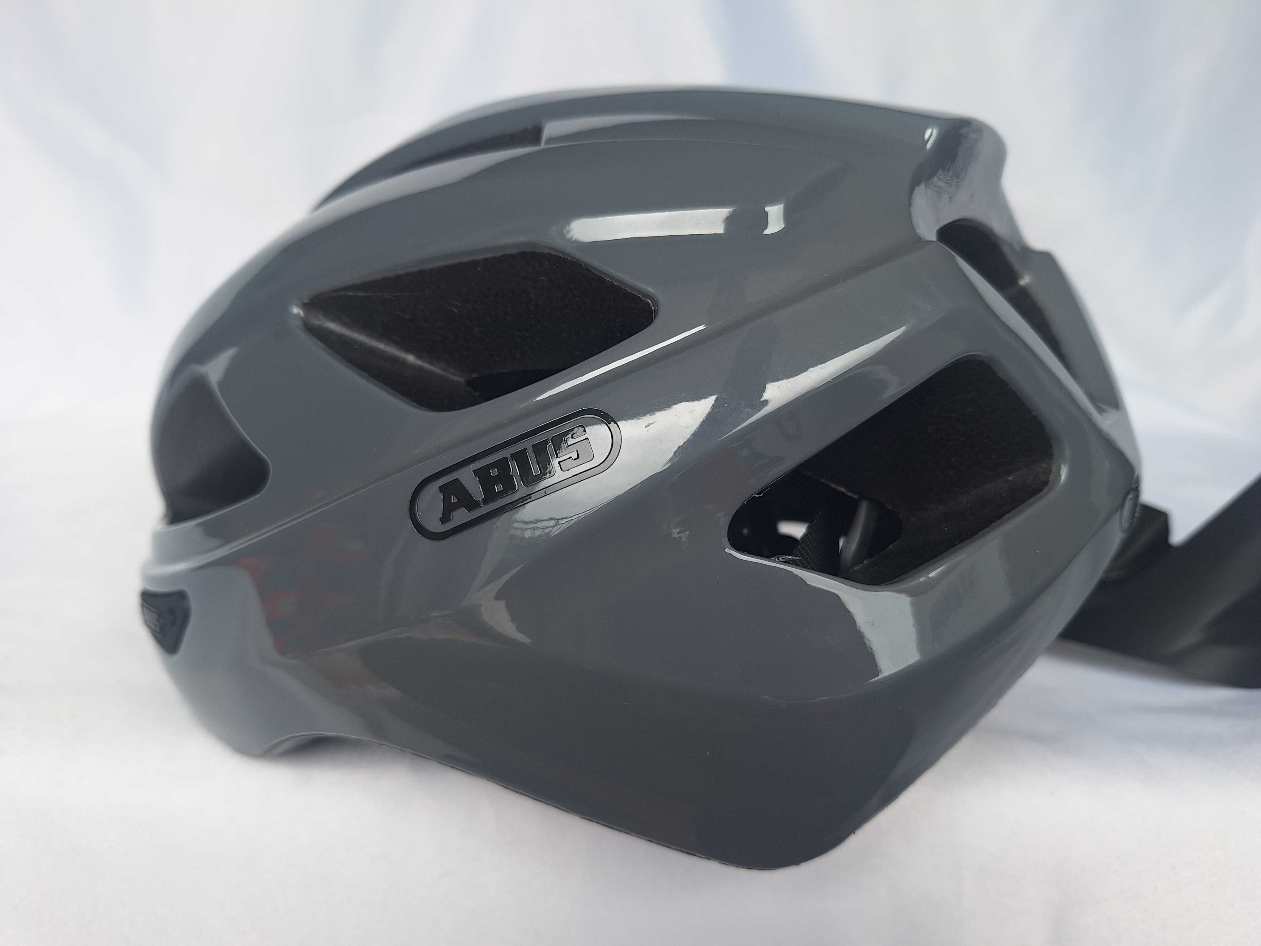 Kask rowerowy Abus Macator Race Grey L 58-62cm