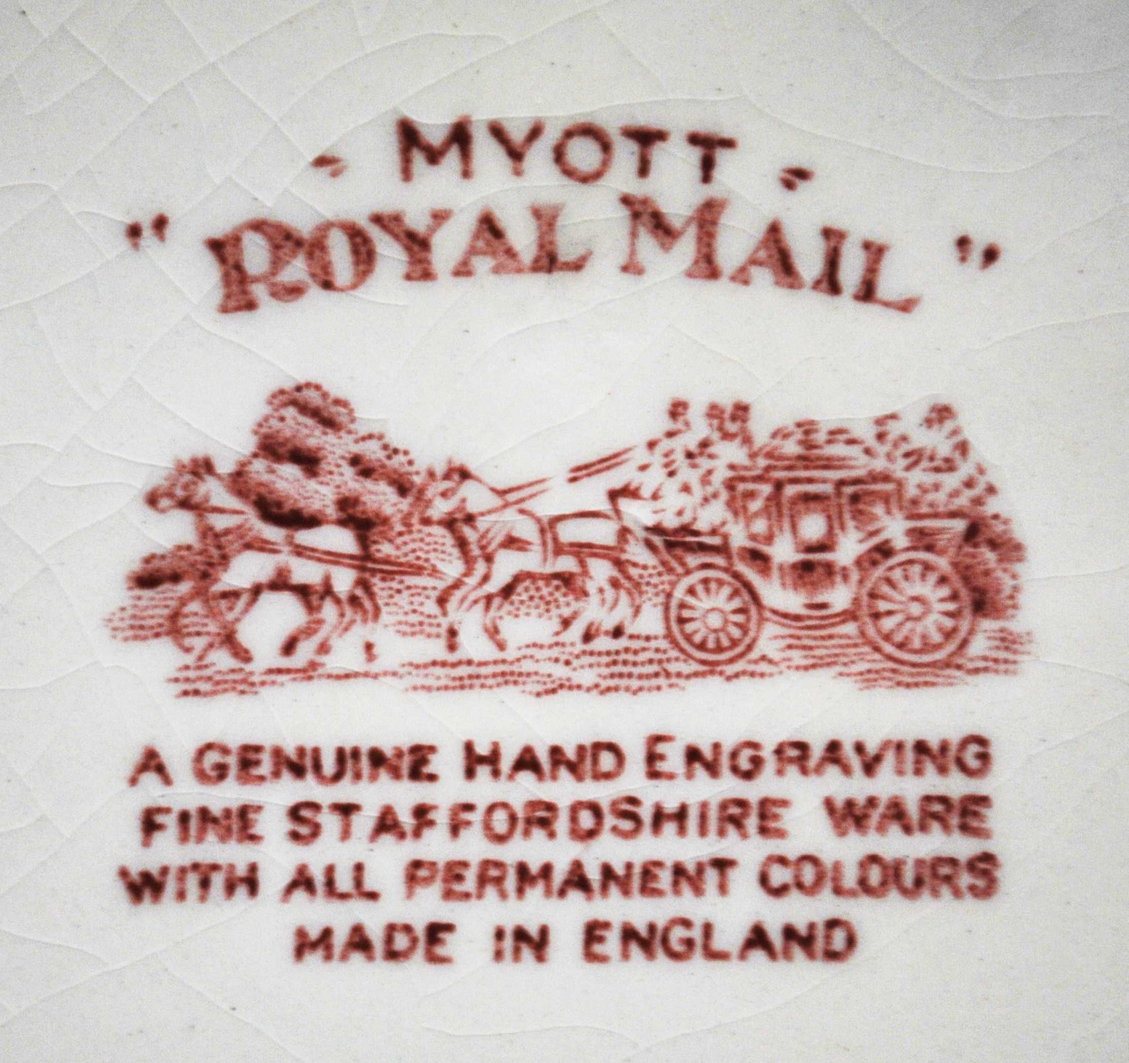 Serviços de chá e de café Myott – Royal Mail – 45 peças