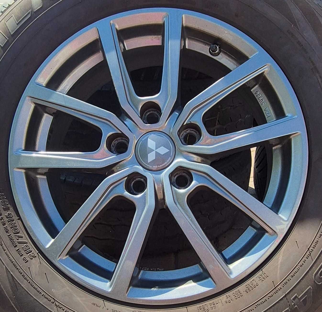 Oryginalne Felgi Aluminiowe Mitsubishi 16" 5X114.3 ET40 IDEALNE !