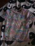 T-shirt de tule com anjos Bershka