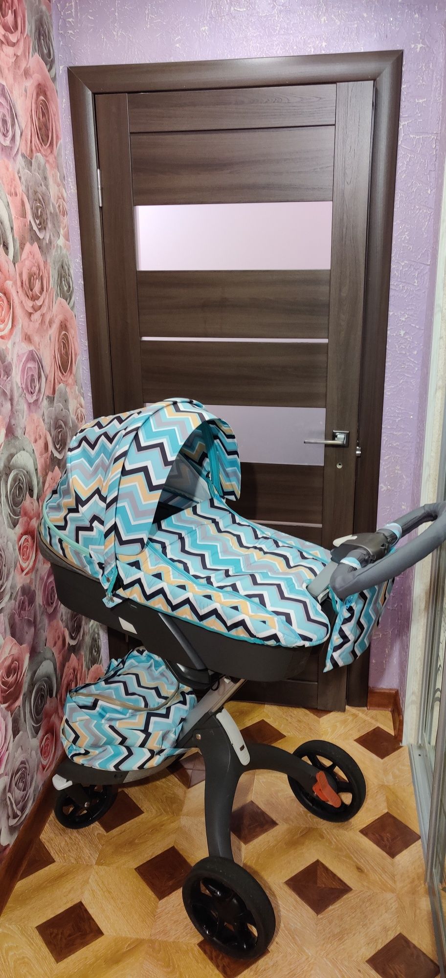 Каляска оригінал Stokke Xplory v5. 3в1 + зимовий і літній комплект