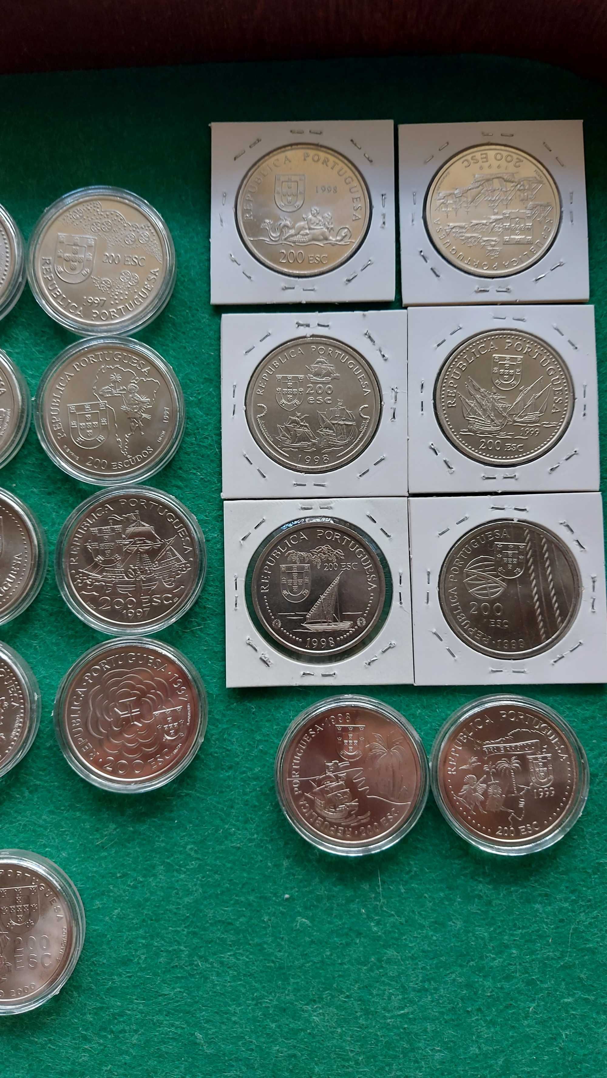 Coleção completa das 44 moedas comemorativas dos Descobrimentos