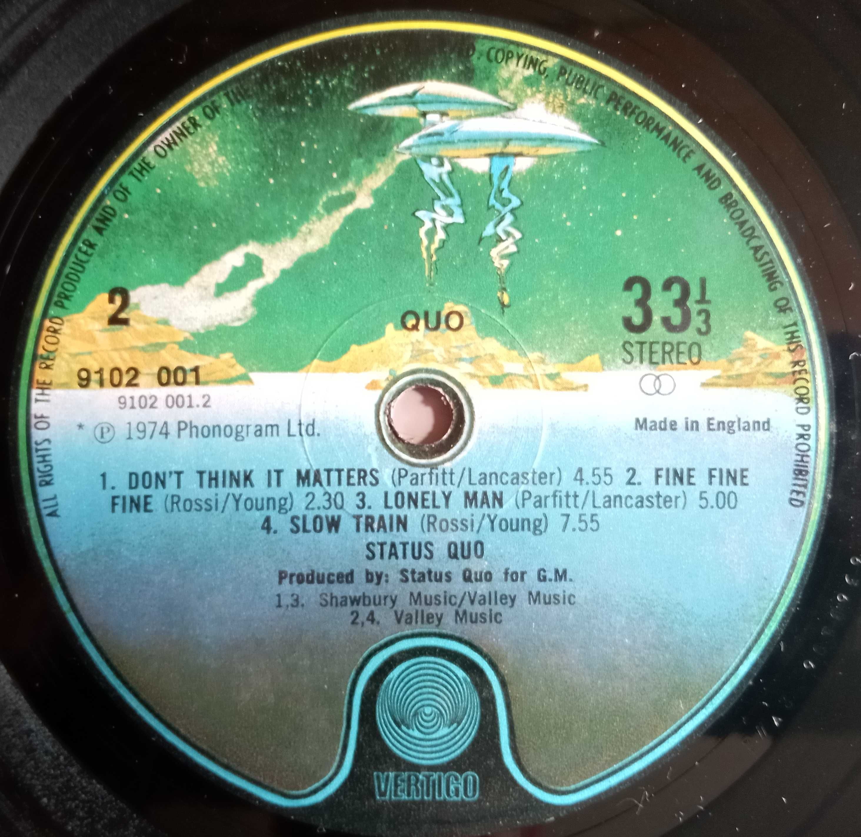 Status Quo - - - - - Quo - - - - - LP