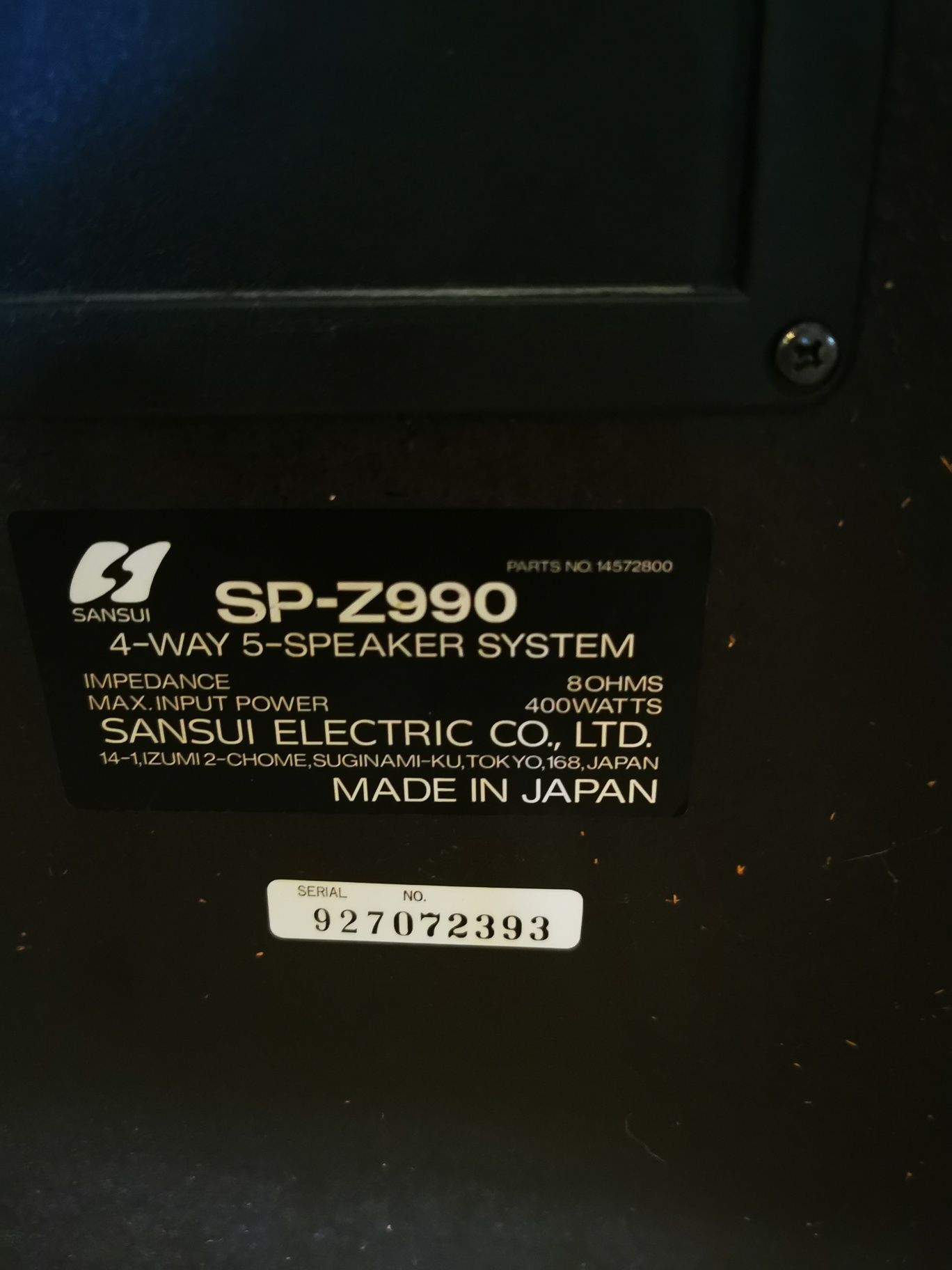 Sansui sp z990 , monster , doskonałe do lampy