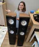 kolumny Magnat Quantum 605 – para HI-FI, w jednym uszkodz. niski ton
