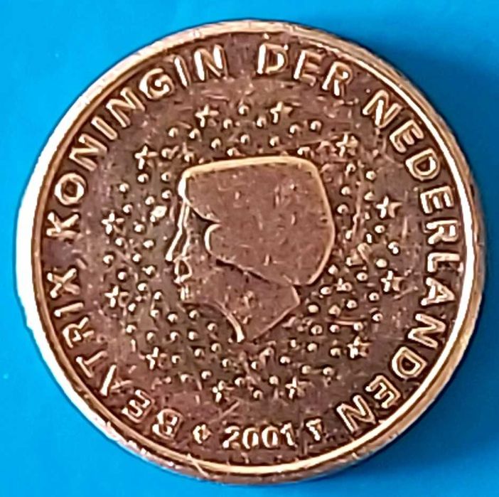 1 Cêntimo de 2001 dos Países Baixos, Beatrix