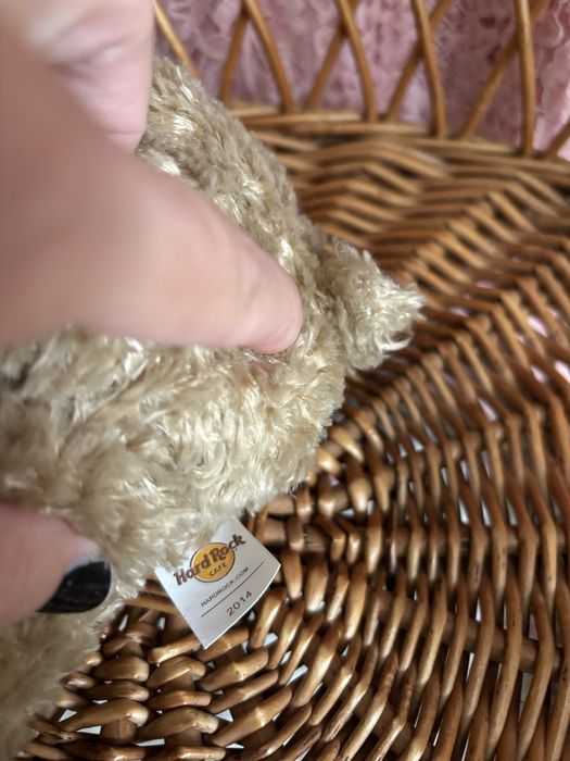 Stary mis vintage Hard Rock Cafe teddy bear