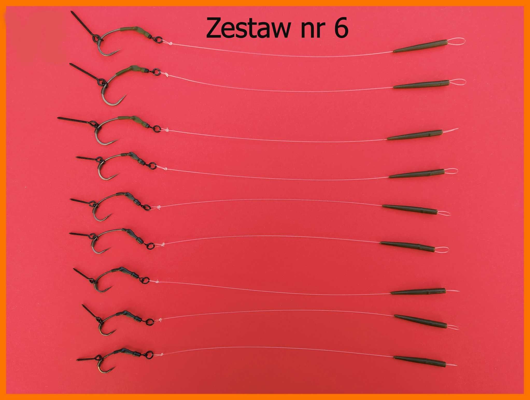 Przypony karpiowe Ronnie Rig zestaw nr 6 9 szt