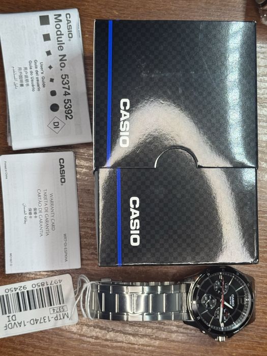 Годинник чоловічий Casio MTP-1374D-1A, 1A2 7AОригінал Гарантія Часы му