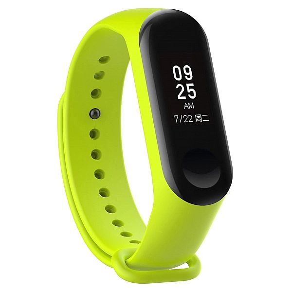 Silikonowa opaska do Xiaomi Mi Band 4 / Mi Band 3 zielony