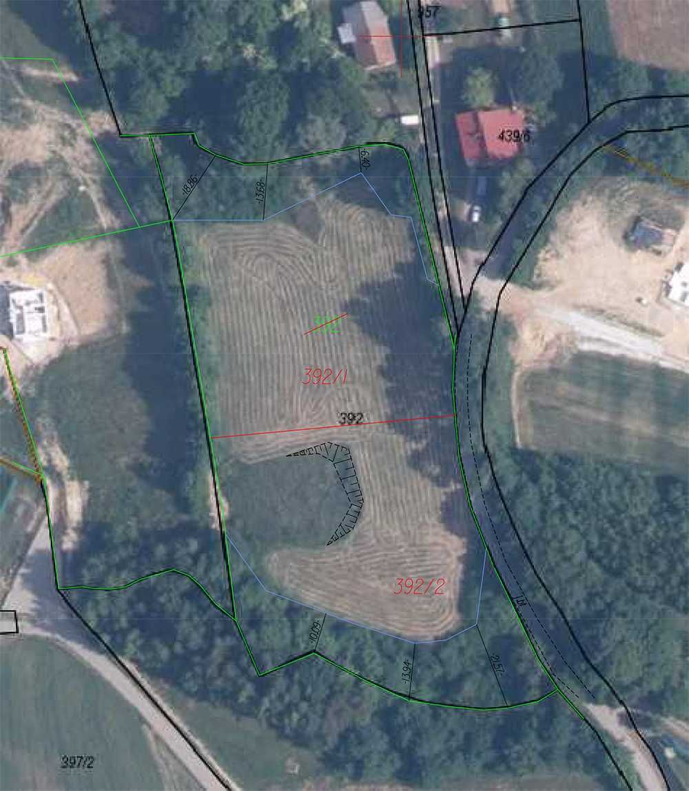 Malowniczo położona działka w Przydonicy w gminie Gródek nad Dunajcem