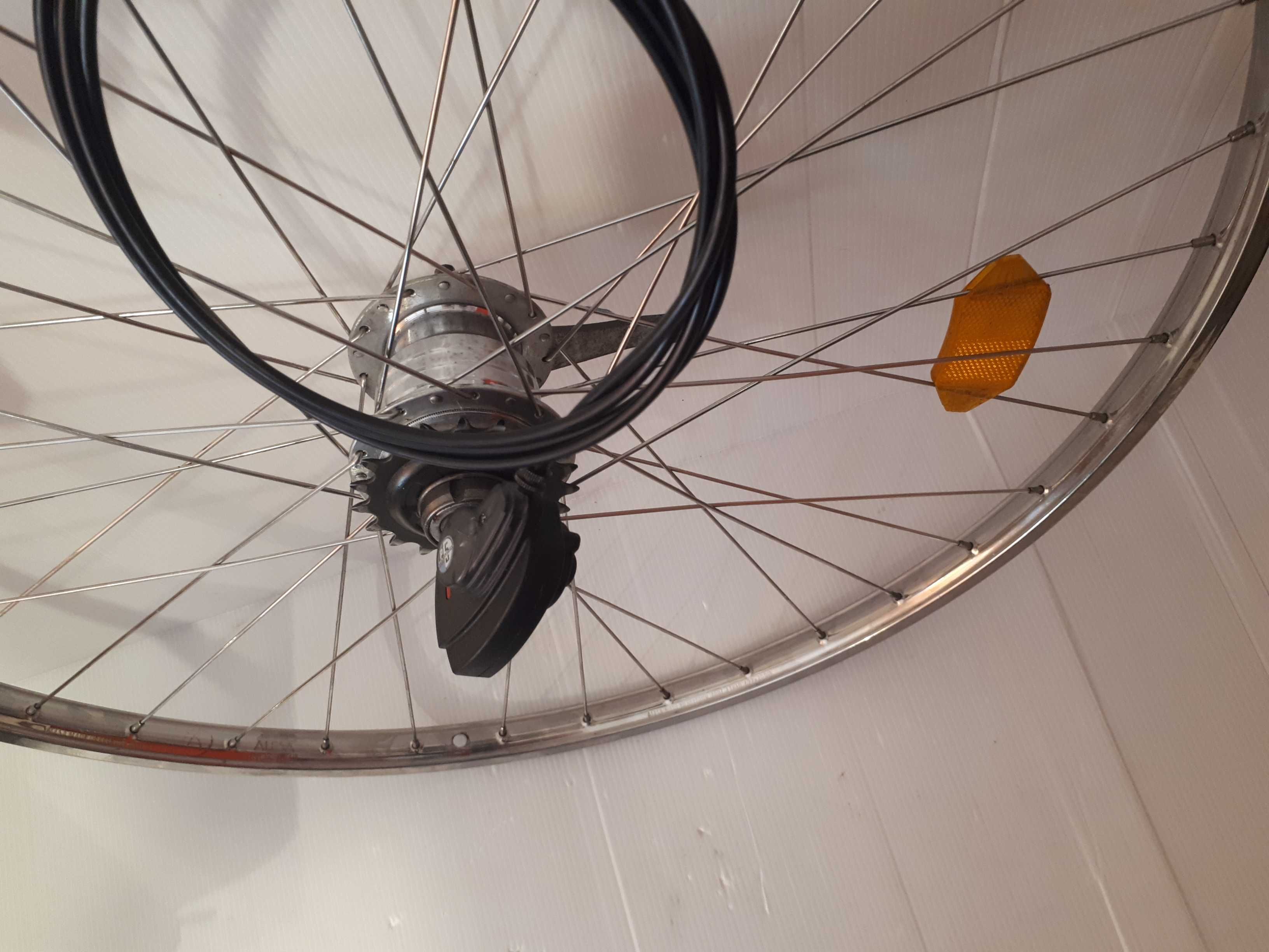 Koło 28 cali 5 biegów SRAM SACHS sterowanie kpl