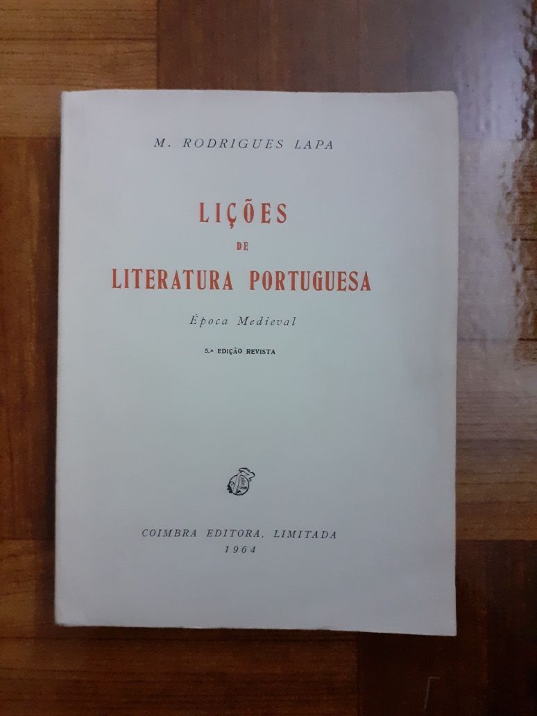 Lições de literatura portuguesa, época medieval