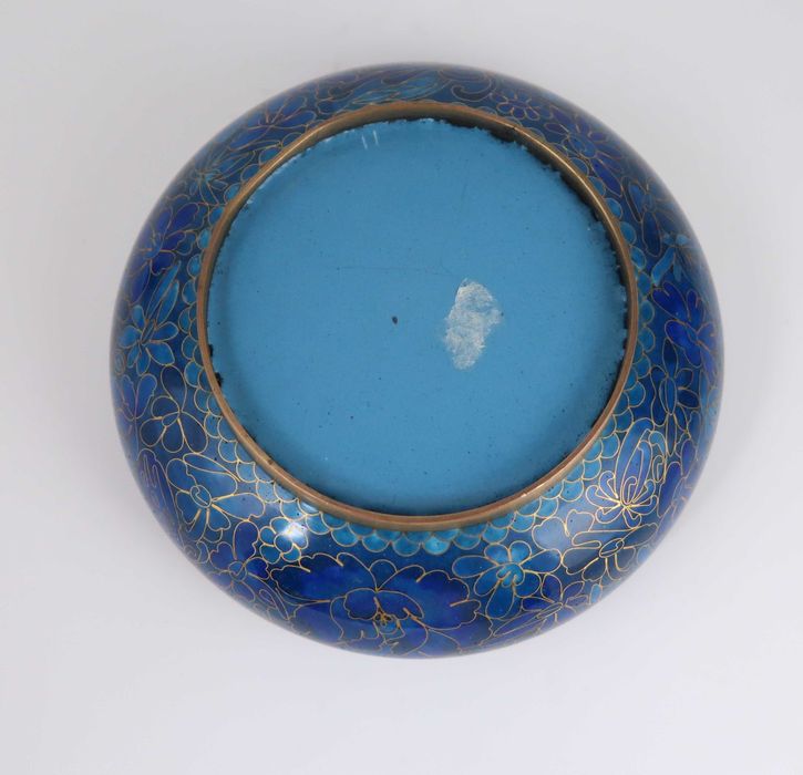 Conjunto Cloisonné China Jarra 26 cm + taça