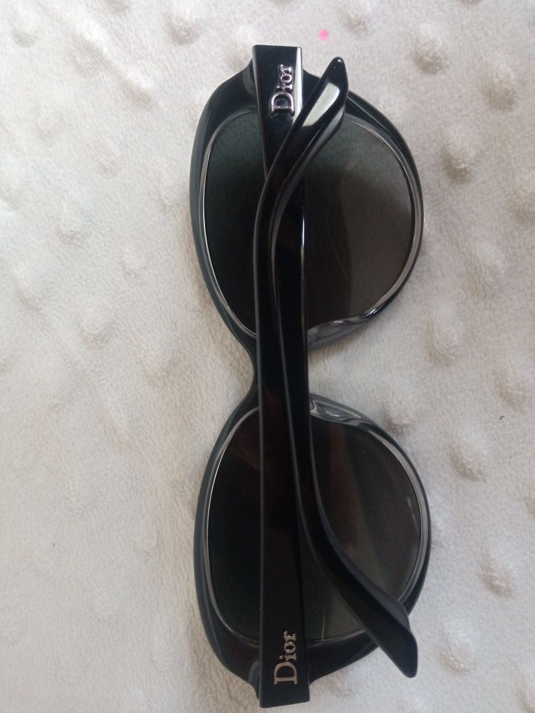 Dior Pondichery okulary przeciwsłoneczne duże czarne oryginał
