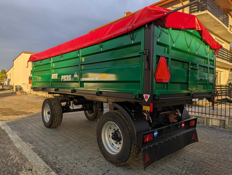 Przyczepa 9t (12t DMC) Wywrotka na 1 siłownik BSS IFA HL HW