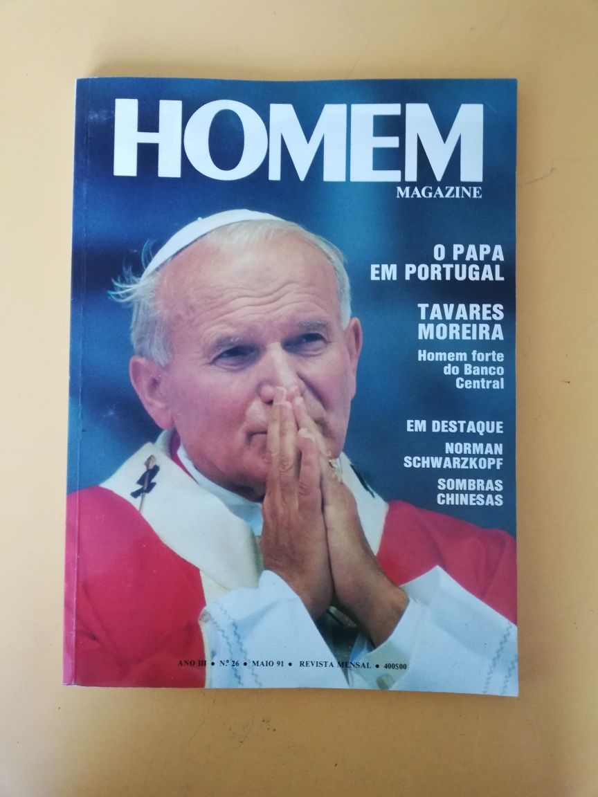 O Papa em Portugal - revista homem