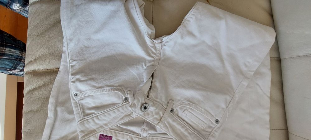 Calças salsa slim fit ganga brancas