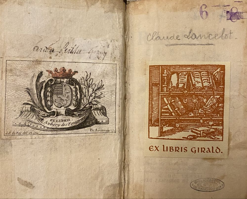 Антикварна книга 1682 «Les Jardins des Racines Grecques»