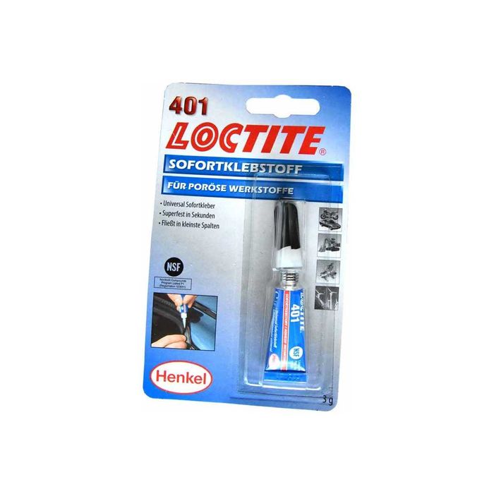 Klej błyskawiczny 3 g, Loctite 401 - 195904
