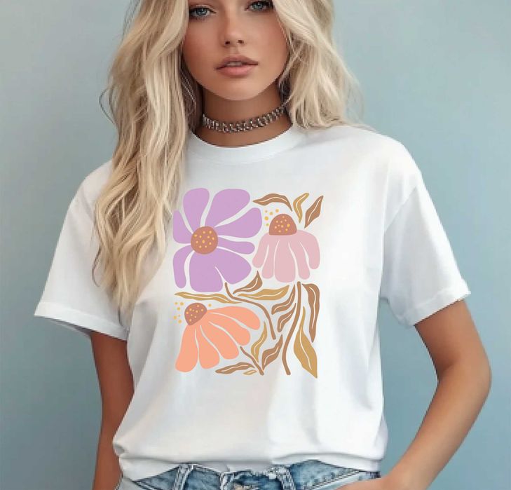 Boho koszulka, koszulka wakacje Boho koszulka na lato, Boho Styl