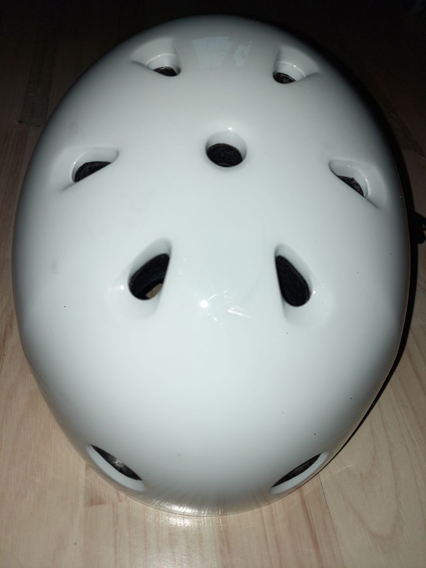 Kask PRO-TEC Street lite gloss white rowerowy nowy L