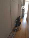 Ikea mulig rack roupa chariot suporte
