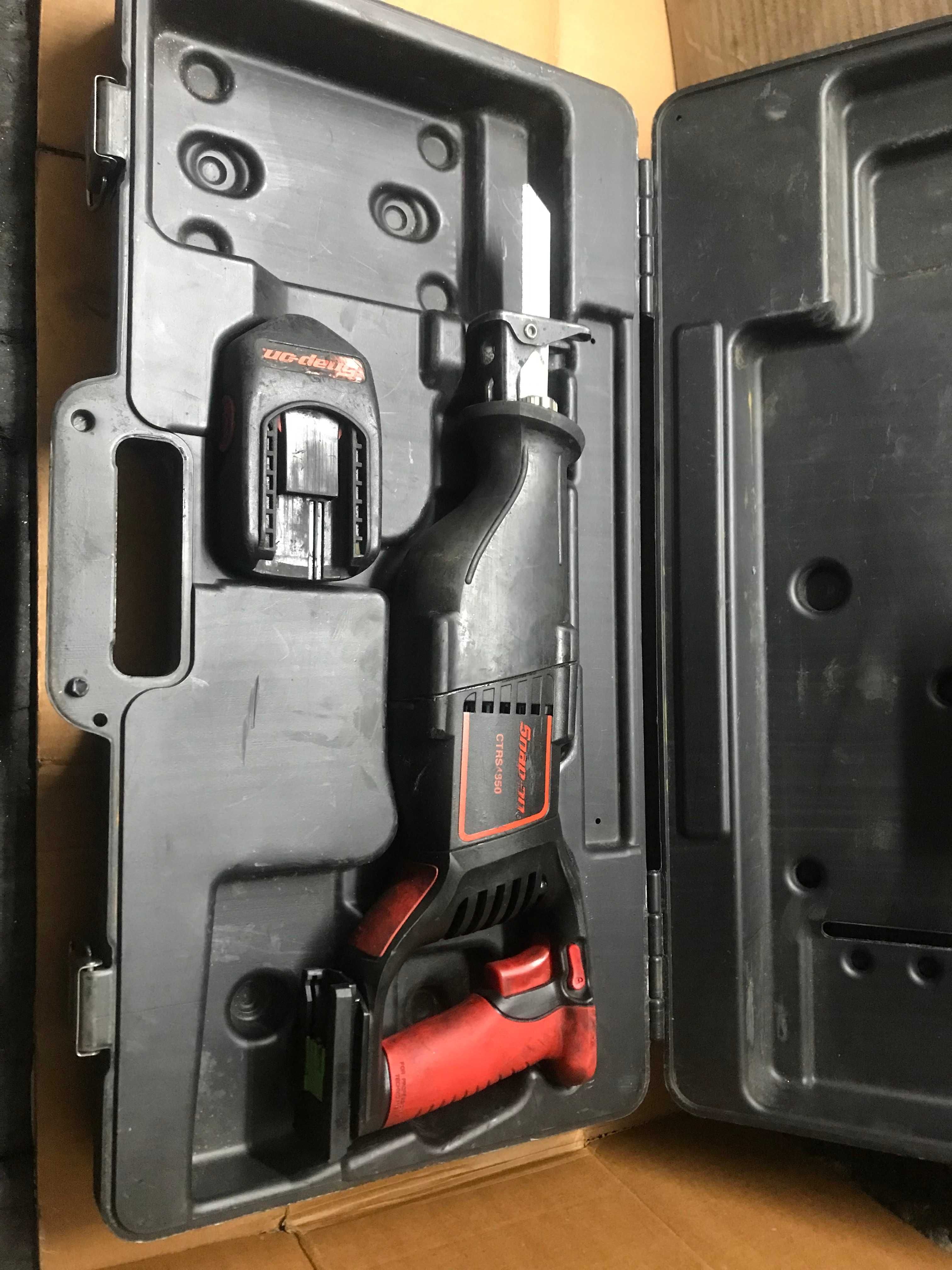 snap on 18v - lisica , lisi ogon , piła szablasta posuwowa