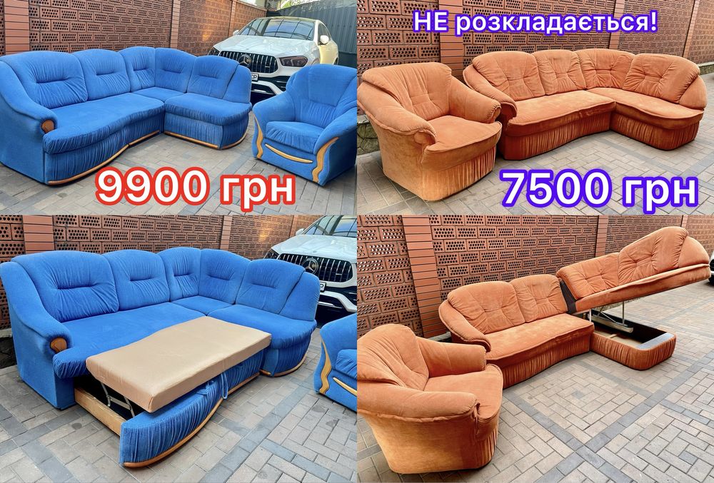 Кутовий диван + 1 крісло: комплект "Палермо"  «Leder und Classik GmbH»