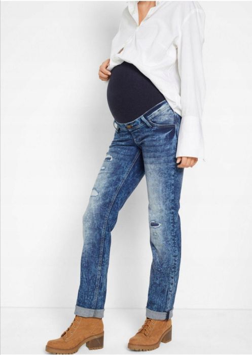 Nowe jeansy ciążowe 38 spodnie Bonprix