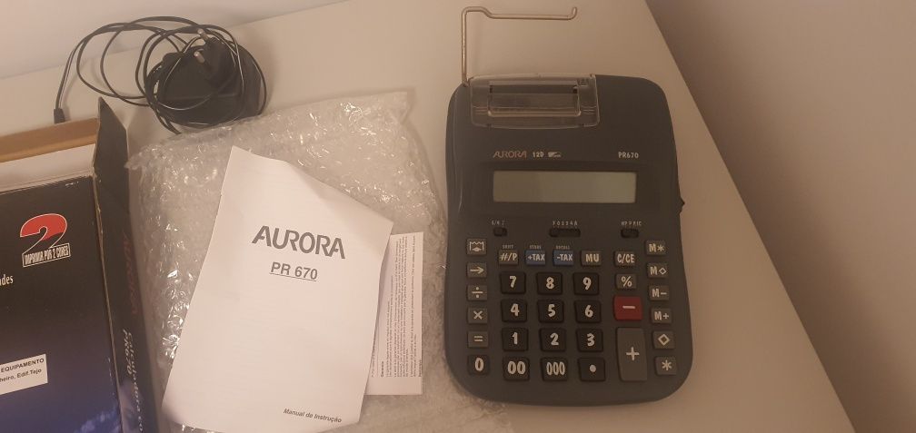 Calculadora eléctrica Aurora com impressão a 2 cores