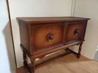 Komoda drewniana szafka 90 cm retro konsola stylowa
